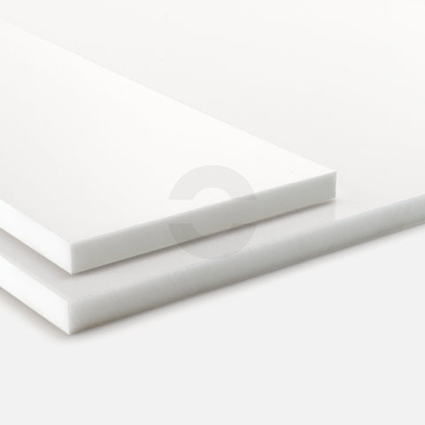 Plancha de Delrin® / Acetal blanca (POM C)